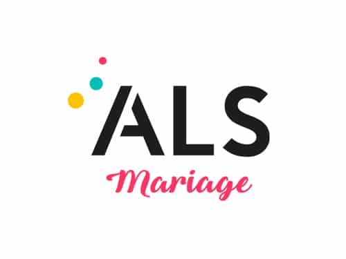 Conception de logo ALS mariage