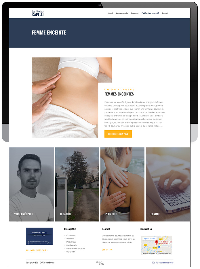Conception webdesign responsive "acné traitement naturel"
